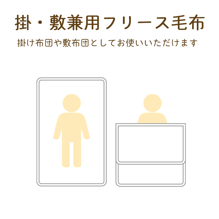 真空パック難燃備蓄用フリースこども毛布